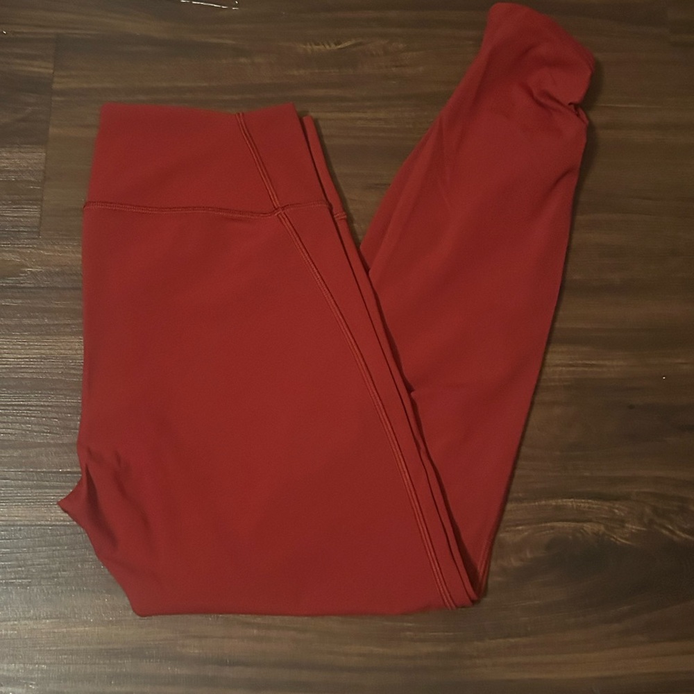 lululemon athletica Red Leggings